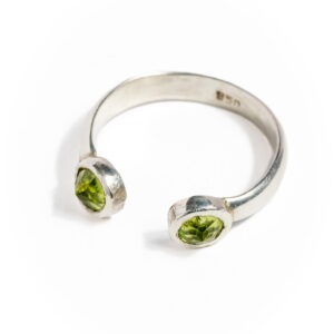 Anillo Ajustable doble piedra