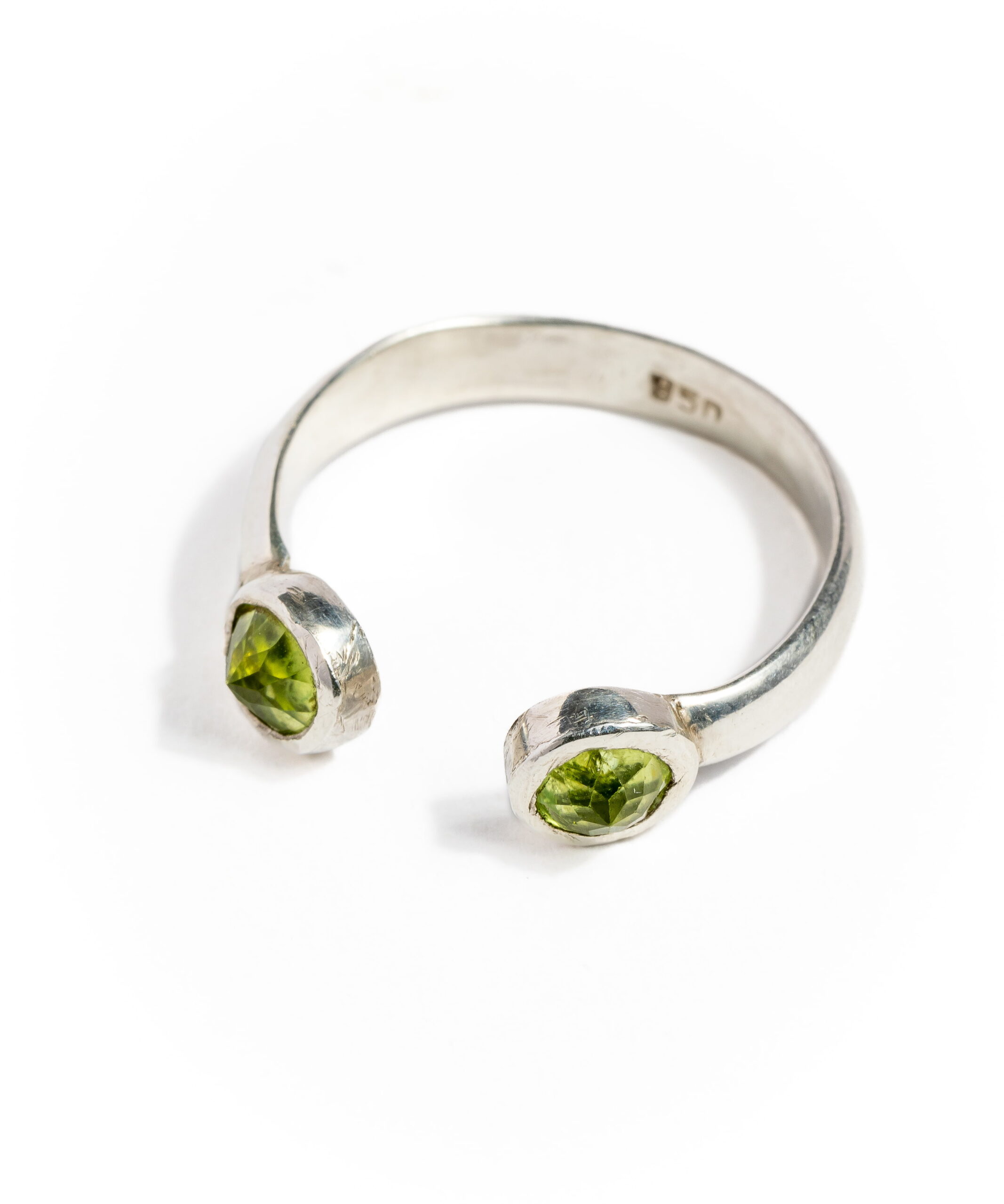 Anillo Ajustable doble piedra