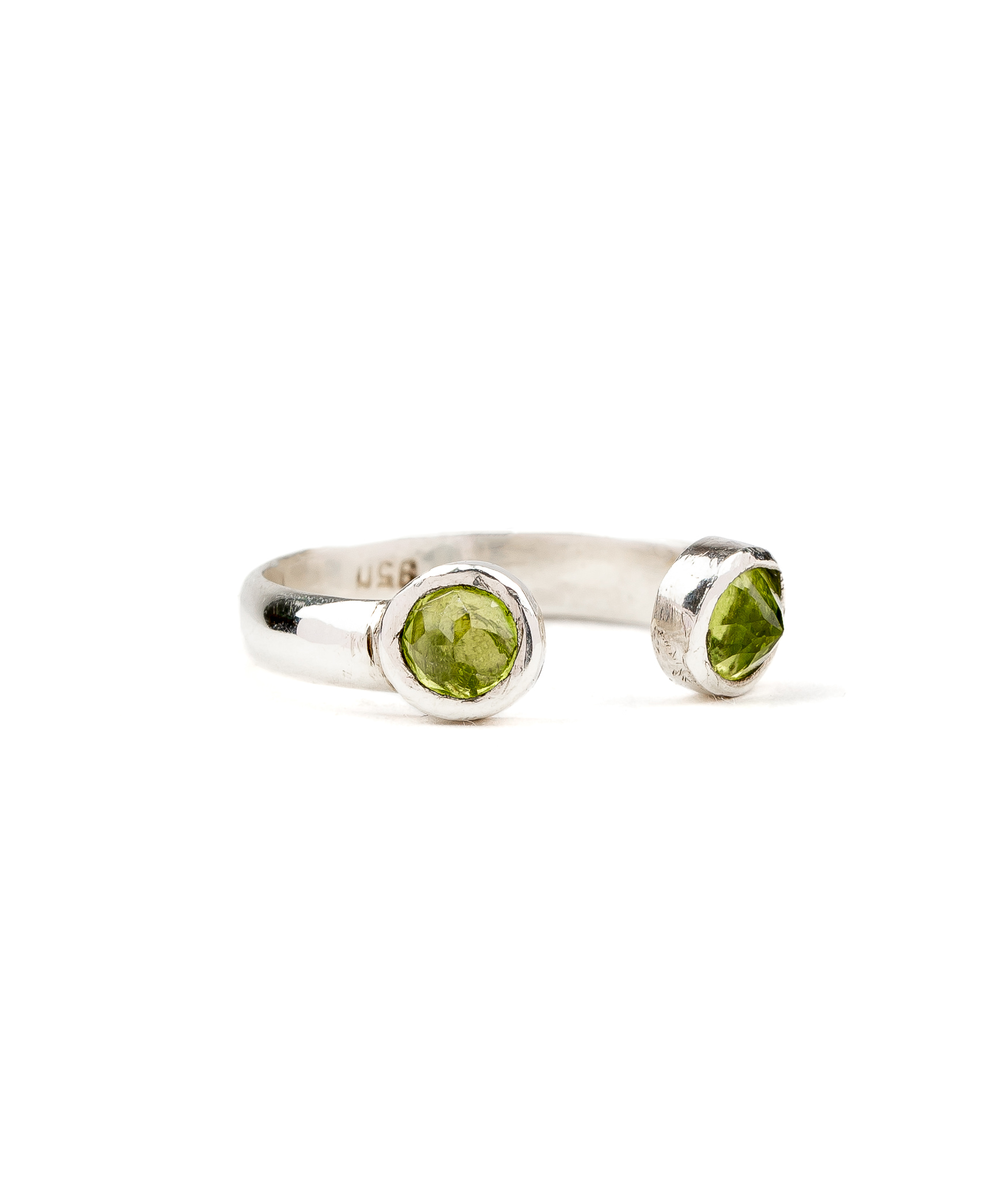 Anillo Ajustable doble piedra - Imagen 4